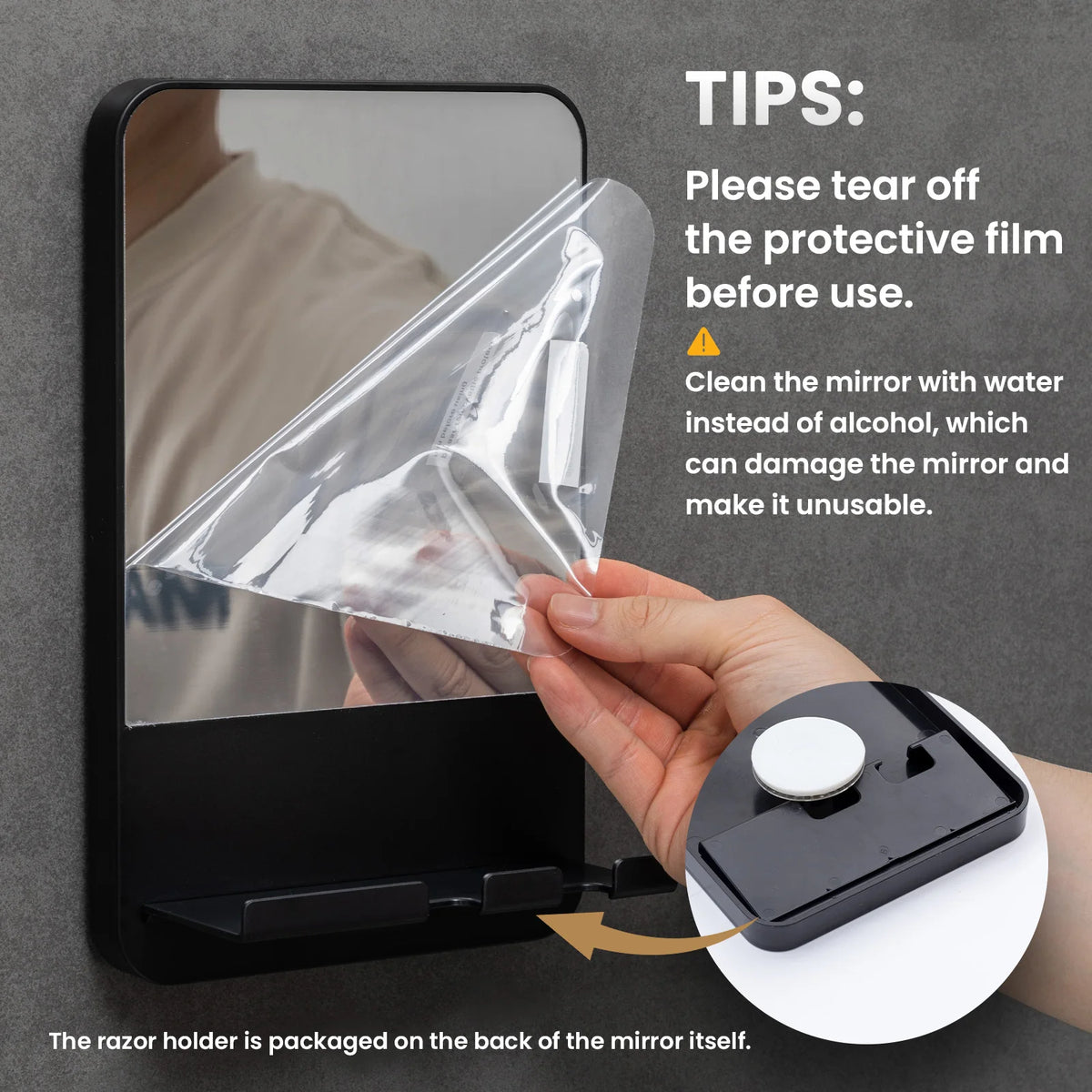 Roduro - Fog Free Shower Mirror