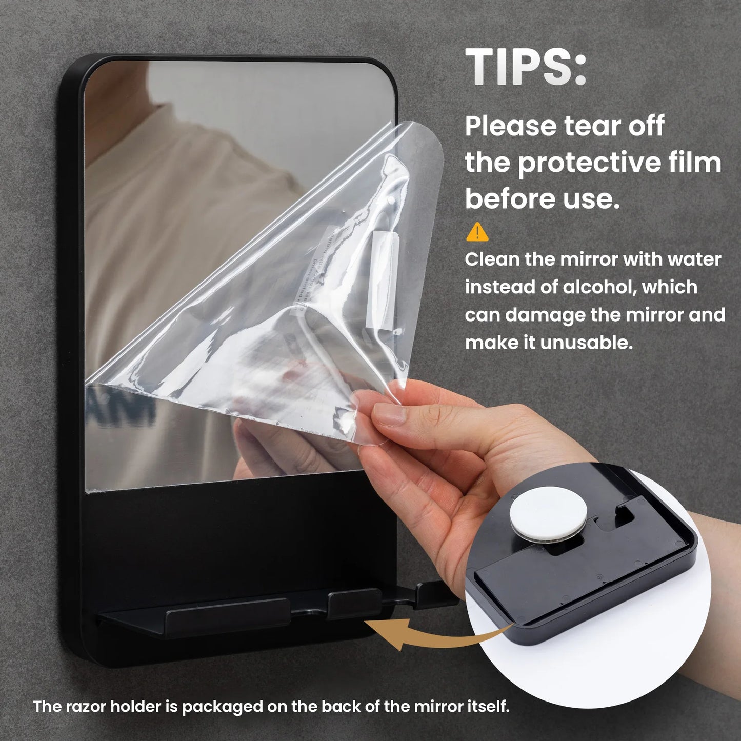 Roduro - Fog Free Shower Mirror