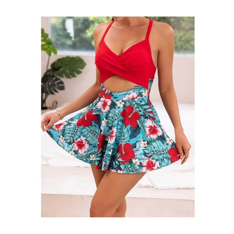 Roux - One Piece Skirt Swimsuit